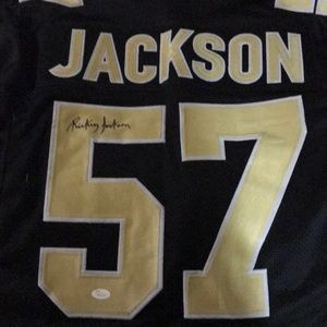 Autographed Rickey Jackson jersey authenticated